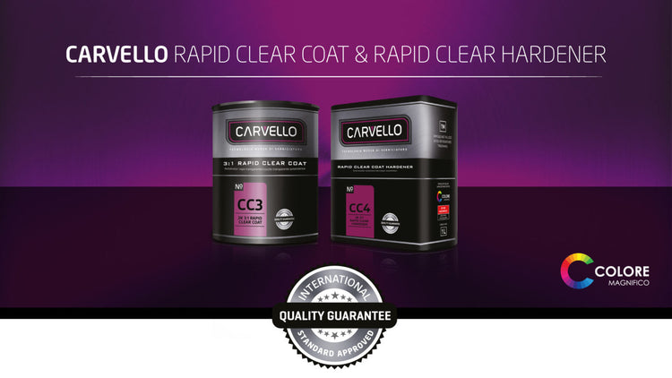 CARVELLO Rapid Clear Coat & Rapid Clear Hardener