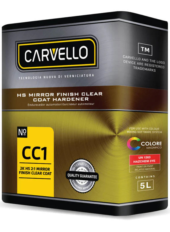 Carvello CC1/CC2 Mirror Finish HS Clear Coat Kit
