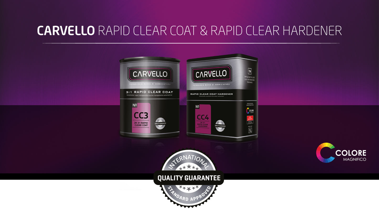 Carvello CC3/CC4 Rapid Clear Coat Kit